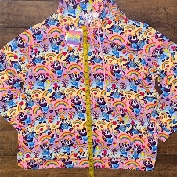 Posh Peanut x Lisa Frank Women’s Size 2XL Hoodie NWT Panda Painter Collaboration - Picture 11 of 16